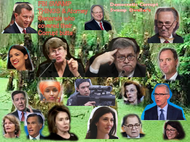 Swamp Thing’s; Corrupt People, Agencies & Party’s